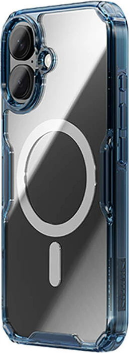Mbështjellës Nillkin Nature TPU Pro Magnetic për iPhone 16 Plus, Blu