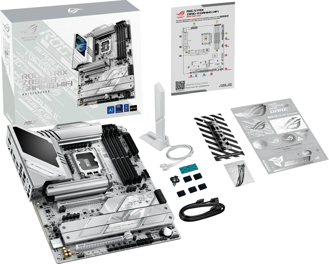Pllakë amë ASUS ROG STRIX Z890-A GAMING WIFI, ATX, e bardhë