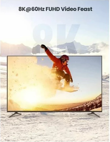 Kabllo HDMI UGREEN 70320, HDMI 2.1 Ultra High Speed 8K, 1.5m, në kuti, e zezë