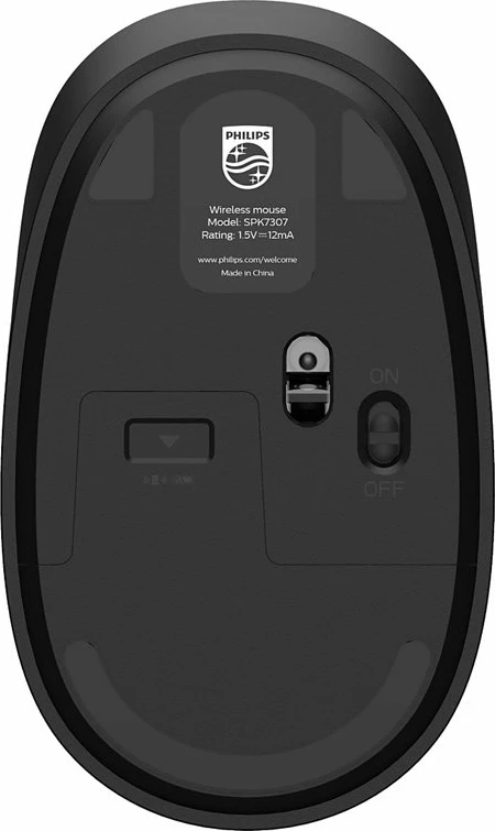 Maus wireless Philips SPK7307, 1600 DPI, i zi