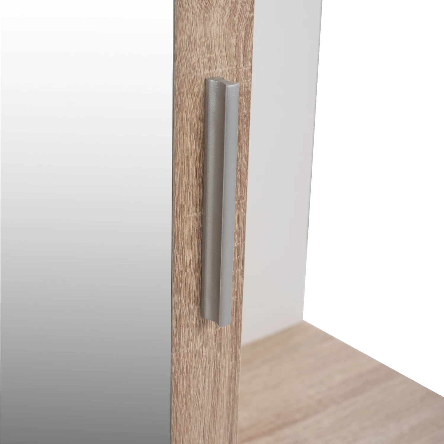 Mobilje për hyrje me pasqyrë Janice FH2264 Sonama Bardhë 70,3x37,1x181,8 cm