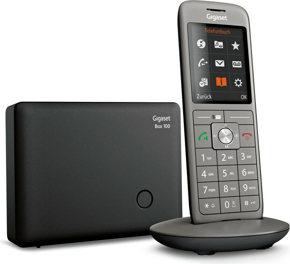 Telefon Gigaset CL 660, DECT, pa tela, 400 kontakte, anthracite, zi