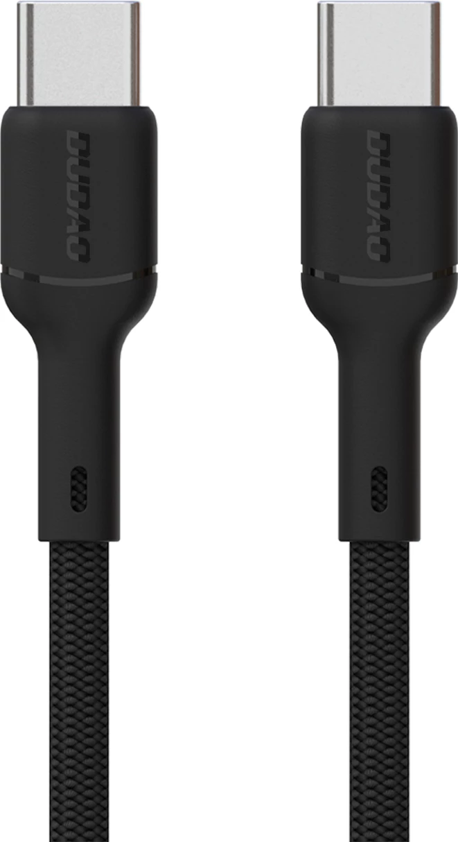 Kabllo USB-C në USB-C Dudao L9C, 2m, 65W, e zezë