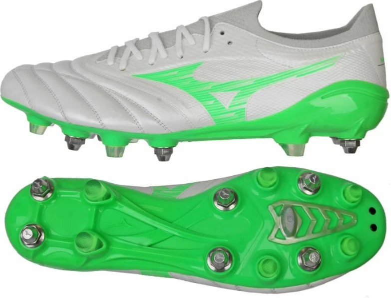 Atlete futbolli Mizuno për meshkuj, të bardha
