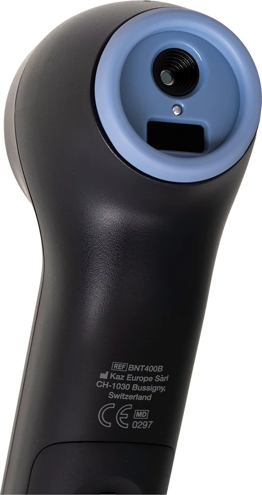 Termometër pa kontakt Braun BNT400B, për ballë, LCD, i zi