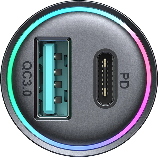 Karikues veture Joyroom JR-CCN04, 60W, 2 porta USB-A/USB-C, zi