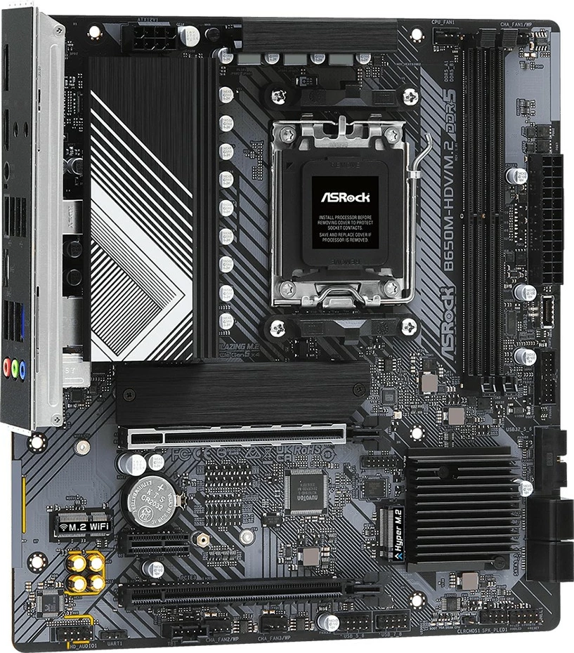 Pllakë amë ASRock B650M-HDV/M.2, Socket AM5, DDR5, mATX