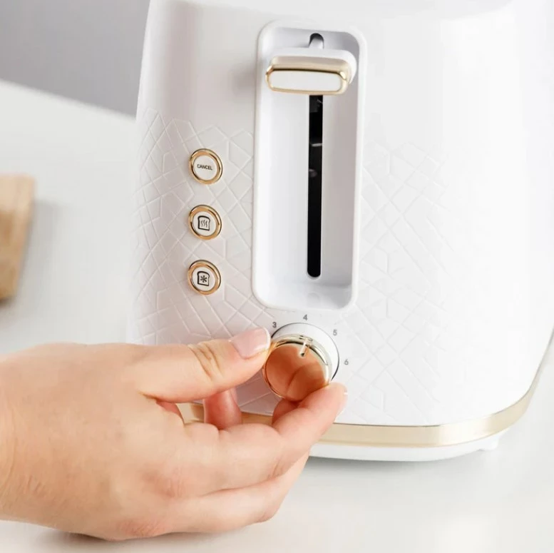 Tostier Taurus Fusion Crunch 960707000, 2 feta, 800 W, i bardhë