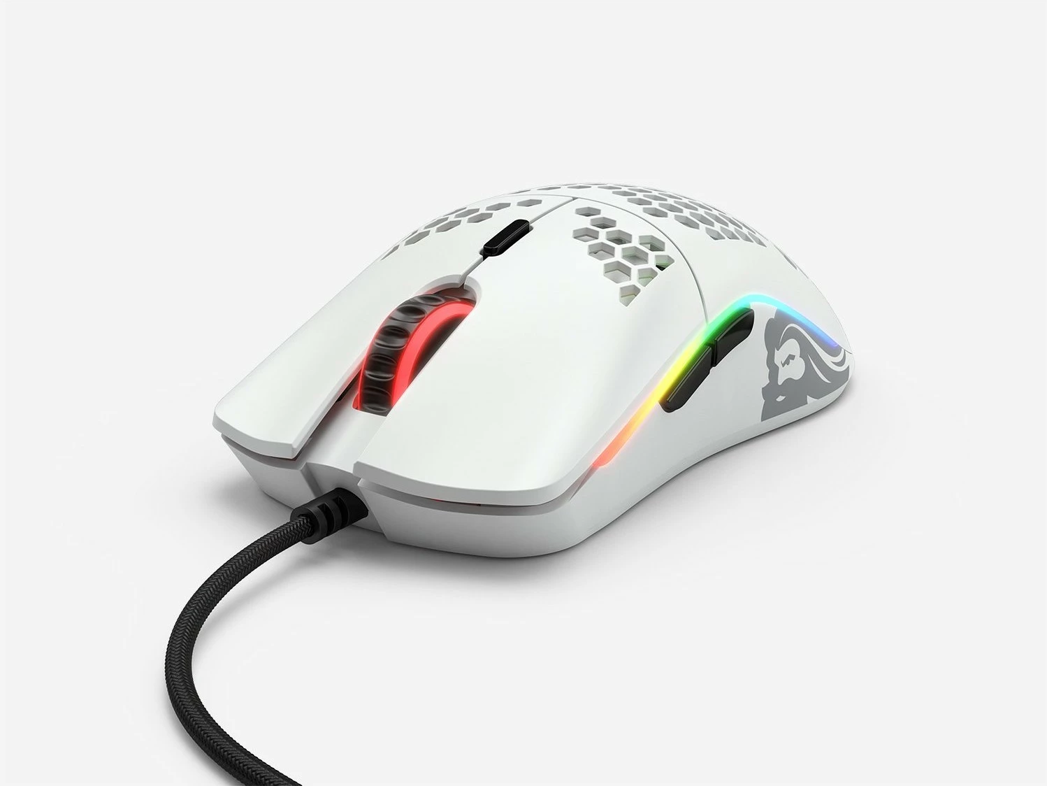 Maus Glorious Model O-, 3200 DPI, i bardhë