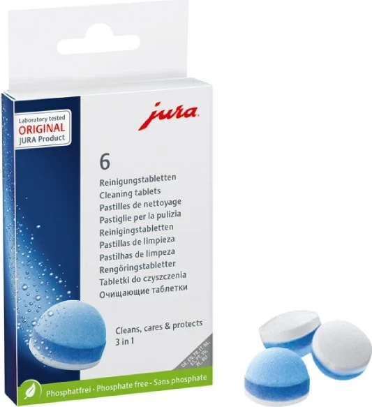 Tableta pastrimi Jura 24225 për aparate kafeje, 6 copë