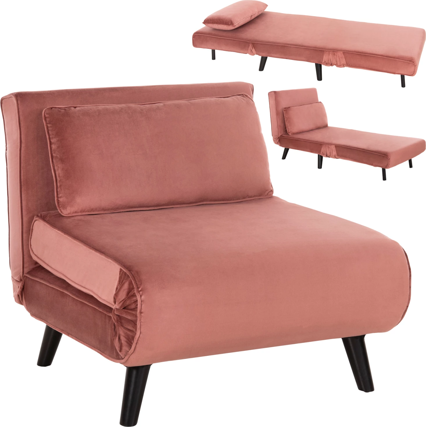 Fotele kafife BRAXTON FH8425.22, 78x88x78Hcm, rozë