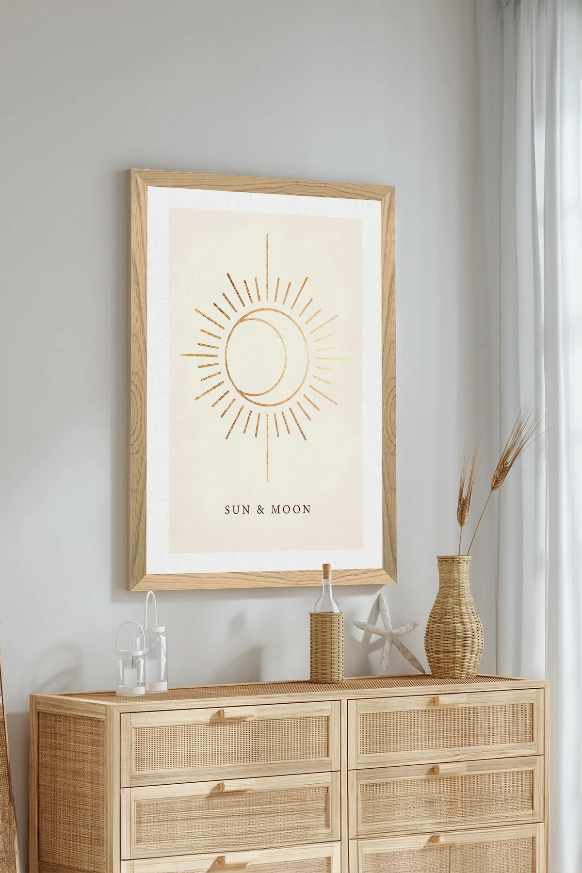 Pikturë dekorative Wallity, MDF, shumëngjyrëshe, Tekhammdf18, 33x48cm