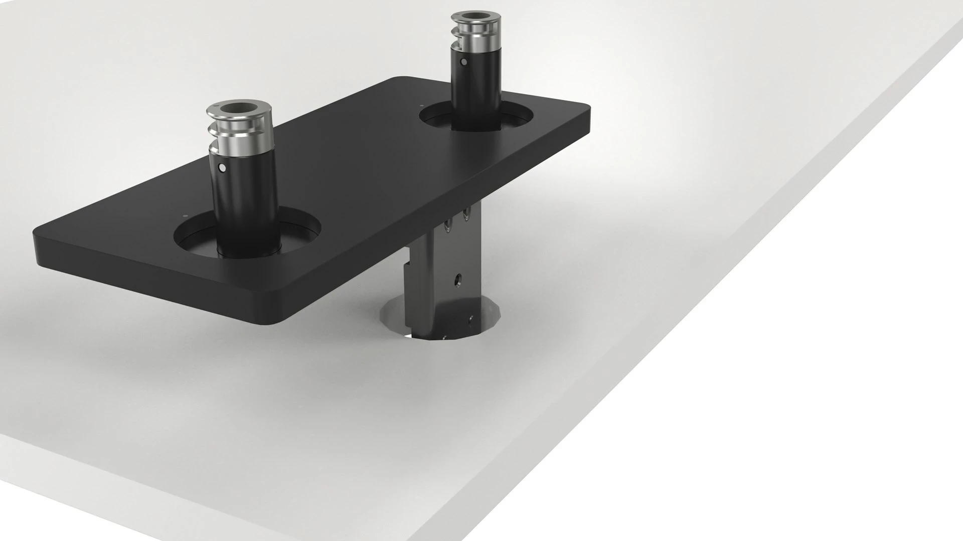 Krah monitori i dyfishtë Dell MDA20, i zi