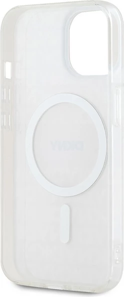 Mbështjellës DKNY IML Mono & Stripe MagSafe për iPhone 15/14/13, rozë