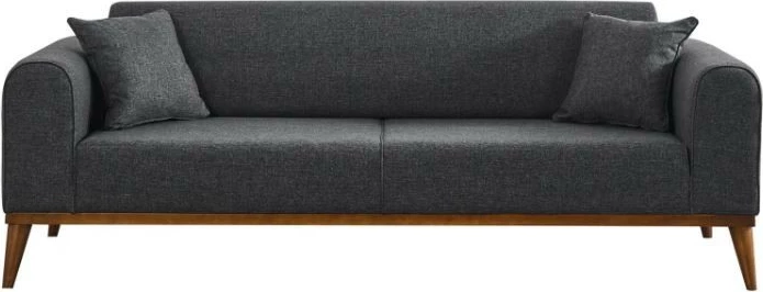 Divan-krevat treshe, ngjyrë antracit, Cofi 3 Seater
