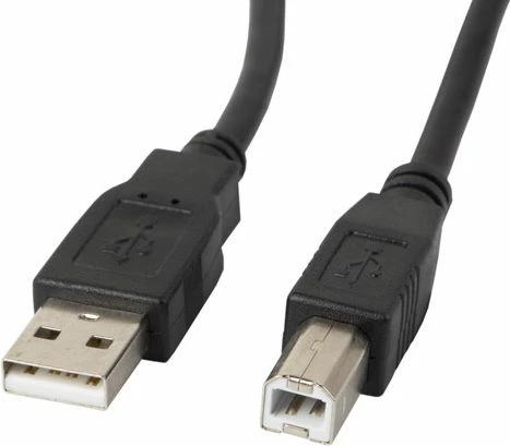 Kabllo USB Lanberg CA-USBA-11CC-0018-BK, USB-A në USB-B, 1.8 m, USB 2.0, e zezë