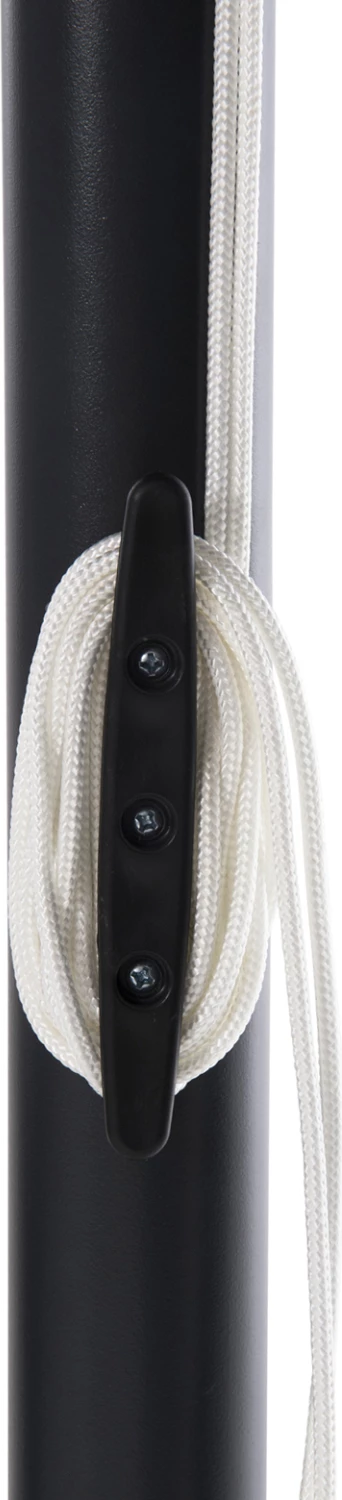 Çadër profesionale ALU 2.20x2.20 pëlhurë e zezë akrilike 8 rreze FH6013.03