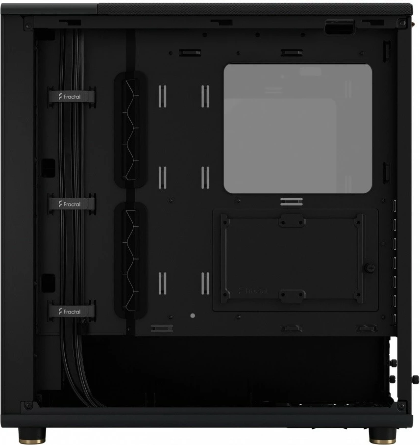 Kasë Fractal Design North Charcoal Black TG Light, ATX, xham i temperuar, e zezë