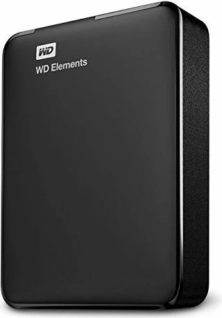 Hard disk i jashtëm WD Elements Portable 2TB USB 3.0 (WDBU6Y0020BBK-WESN), bardh e zi