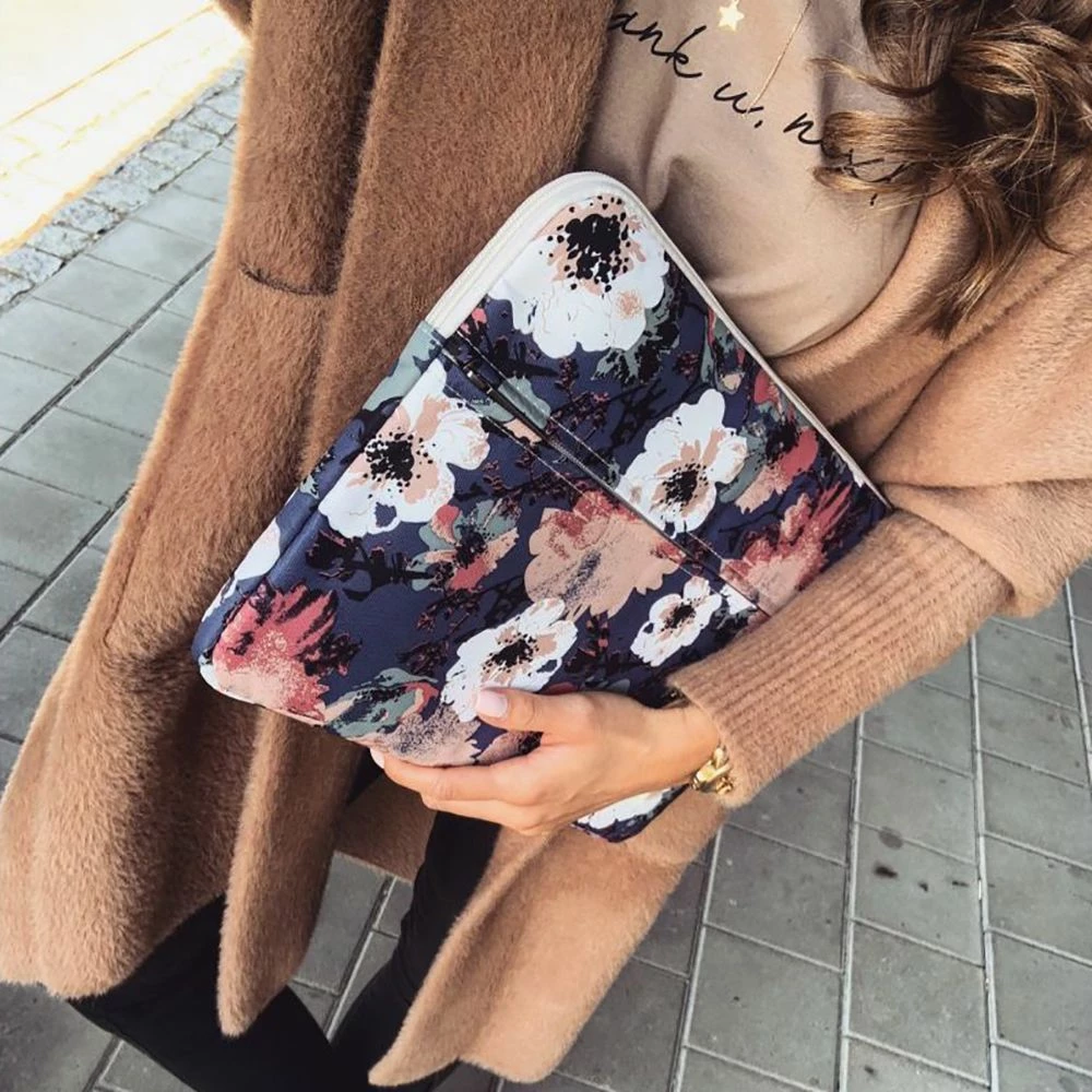 Çantë laptopi Canvaslife Briefcase 15-16", blu e bardhë