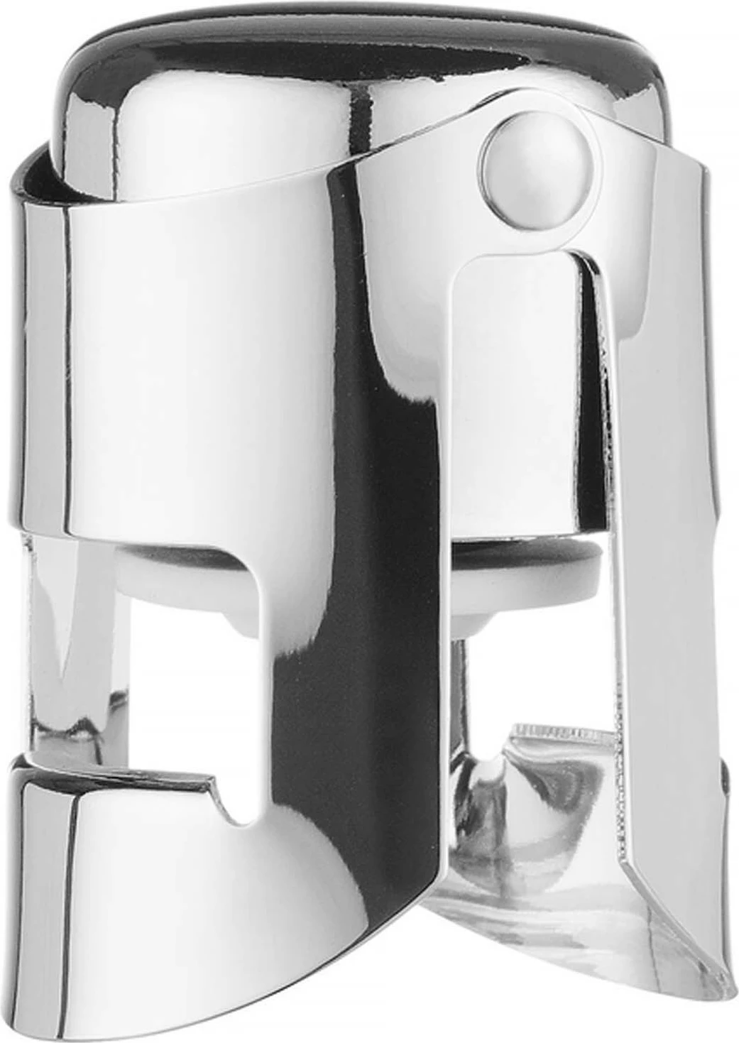 Mbyllës shampanje, Bar Up, me gasket silikon, argjendtë