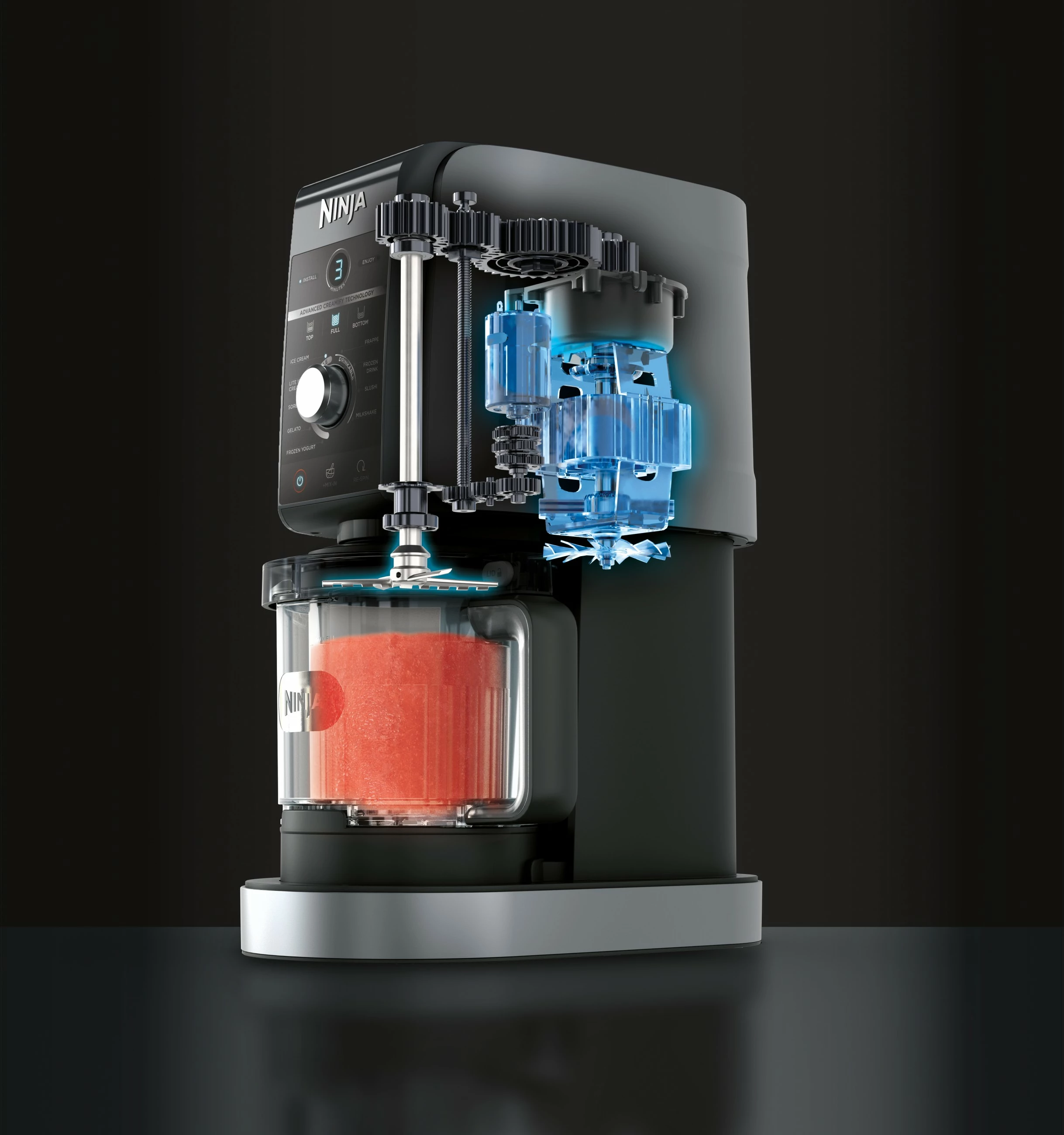 Aparati për akullore Ninja CREAMi Deluxe, 2.1 L, 800 W