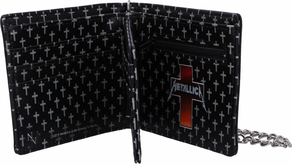Portofol NEMESIS NOW Metallica Master of Puppets, PU, me zinxhir, i zi