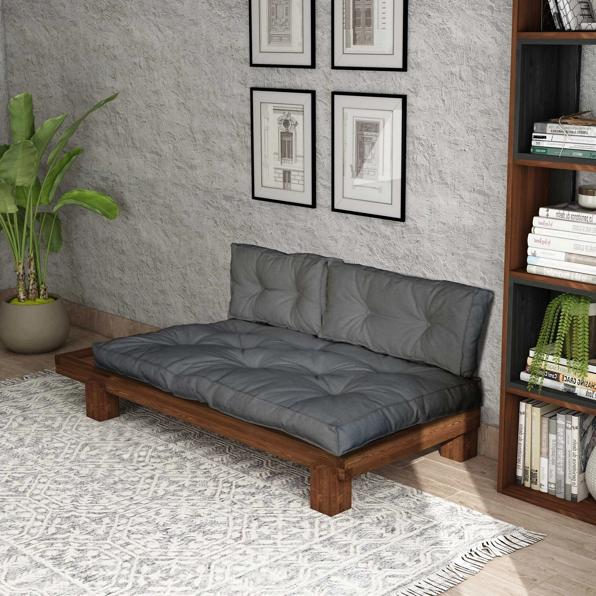 Lounge Atelier del Sofa, ngjyrë arre dhe gri, CPT8322-200