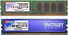 RAM memorie Patriot Memory, 4 GB, 1333 MHz