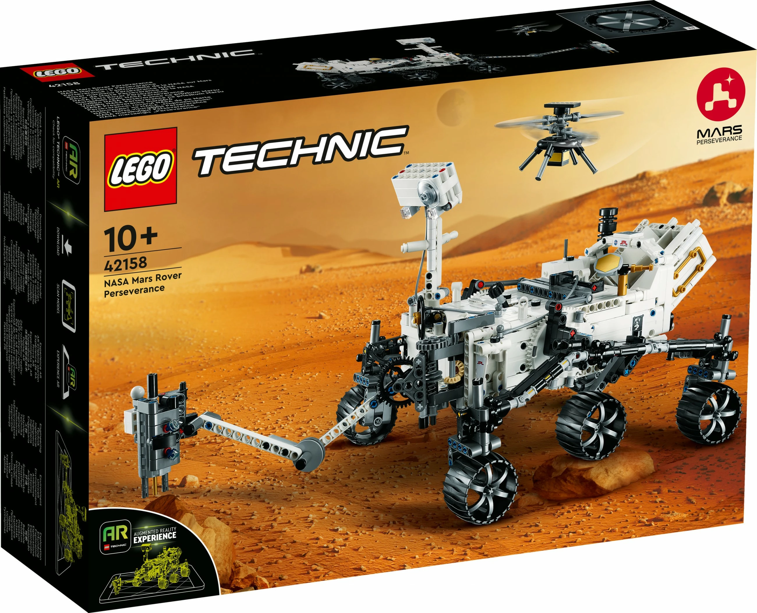Set ndërtimi LEGO Technic NASA Mars Rover Perseverance 42158, 1132 pjesë, multikolor