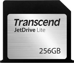 Kartelë memorie Transcend JetDrive Lite 130, 256GB, për MacBook, e zezë/argjendtë