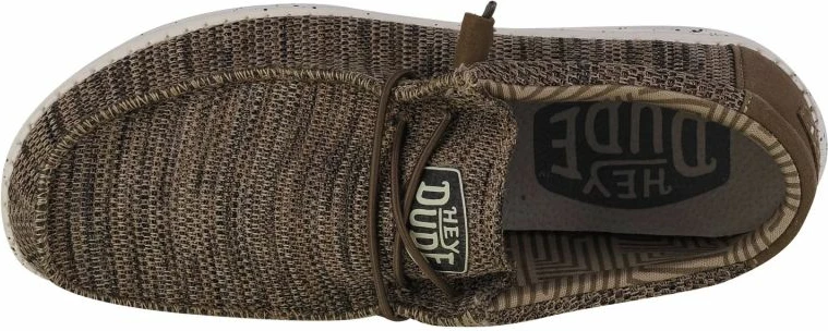 Këpucë Hey Dude Wally Sox për meshkuj, ngjyrë kafe