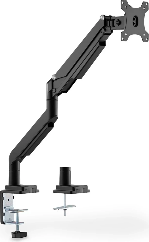 Mbajtës monitori DIGITUS DA-90394, me gas spring, për tavolinë, i zi