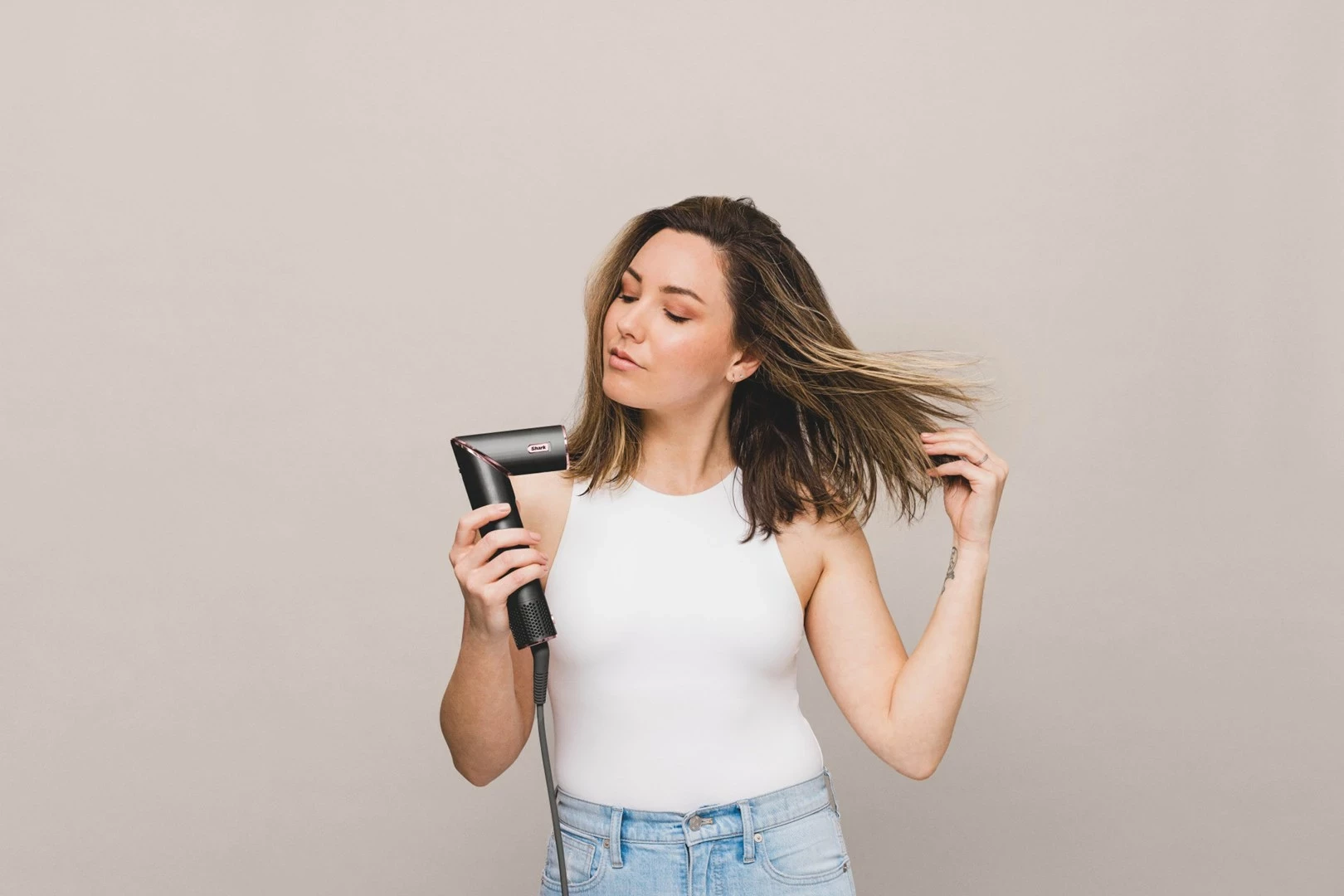 Multistyler për flokë Shark FlexStyle 5-in-1, 1400 W, HD440EU, zi/rozë