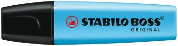 Marker tekstesh, Stabilo, BOSS Original 70/31, 2-5 mm, i rimbushëm, bojë me bazë uji, blu