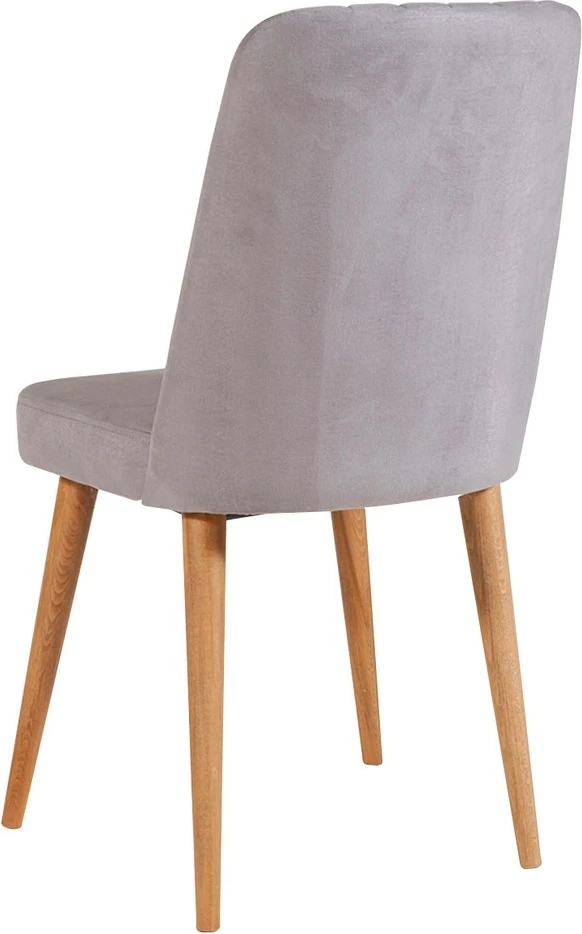 Set tavoline me karrige dhe konsol, zgjatues, 5 pjesë, Skye Decor, Vina 02 0701, ngjyrë lis Atlantik, gri