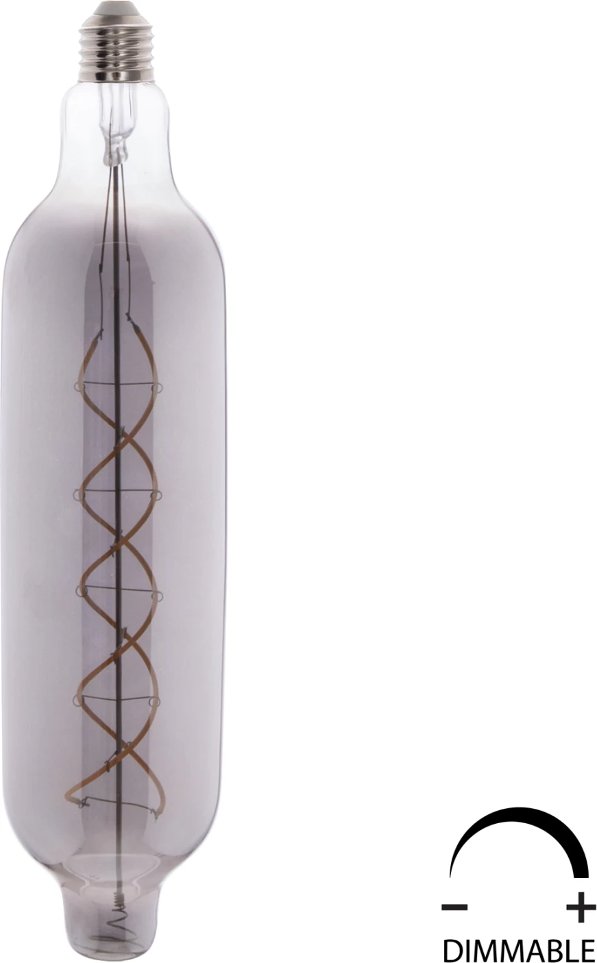 Llambë LED filament, ngjyrë tymi, JHD-NW7775, 8W, E27, 3000K, e zbehtë