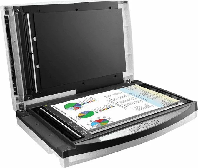Skener Plustek SmartOffice PL4080, ADF 50 fletë, duplex, 600 dpi, USB, A4, i zi/argjendtë