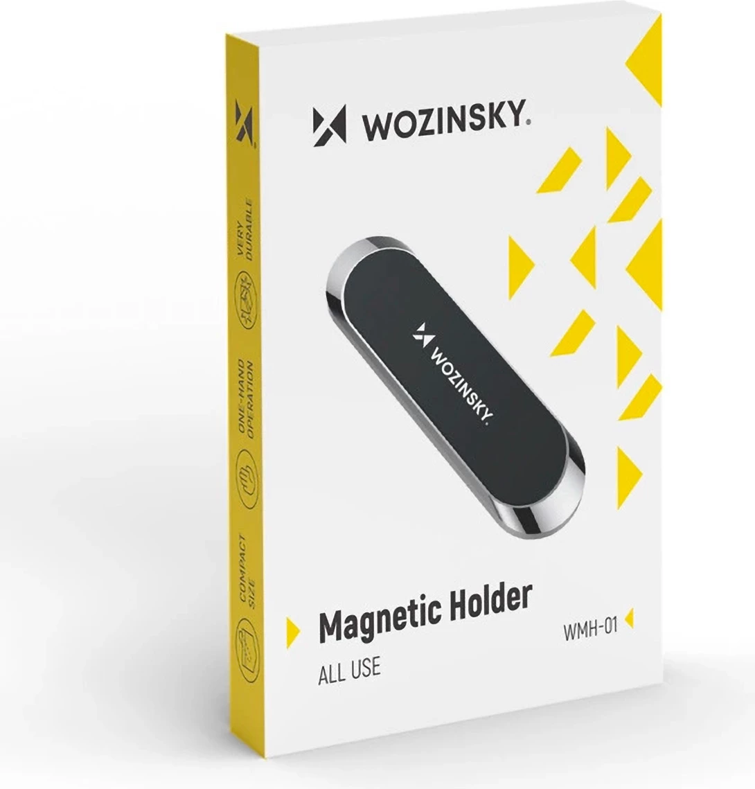 Mbajtës magnetik për telefon Wozinsky WMH-01, i zi