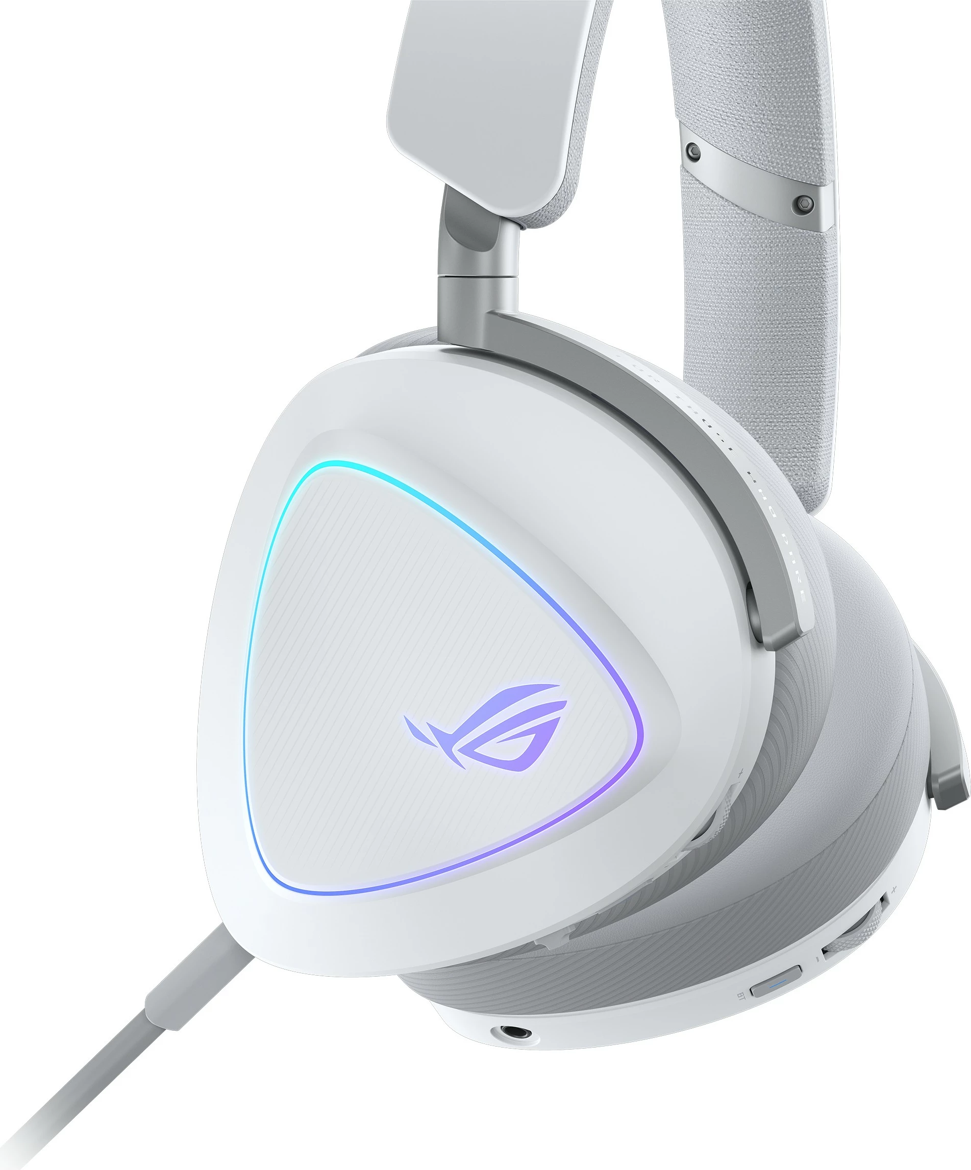 Kufje ASUS ROG Delta II, wireless, e bardhë