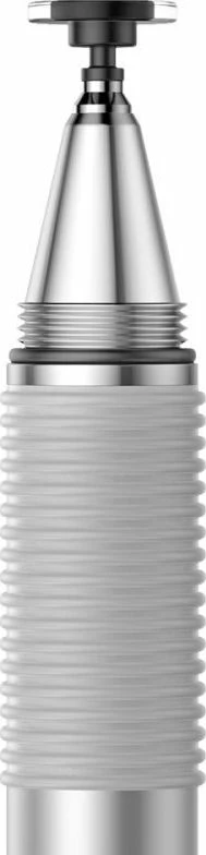 Stilus Baseus Golden Cudgel 2-n-1 me laps, për ekrane kapacitive, pa bateri, argjend