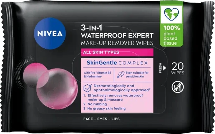 Shami pastruese make-up Nivea MicellAir Professional për femra 20 copë
