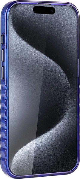 Mbështjellës Audi IML Big Logo MagSafe për iPhone 15 Pro Max, Blu