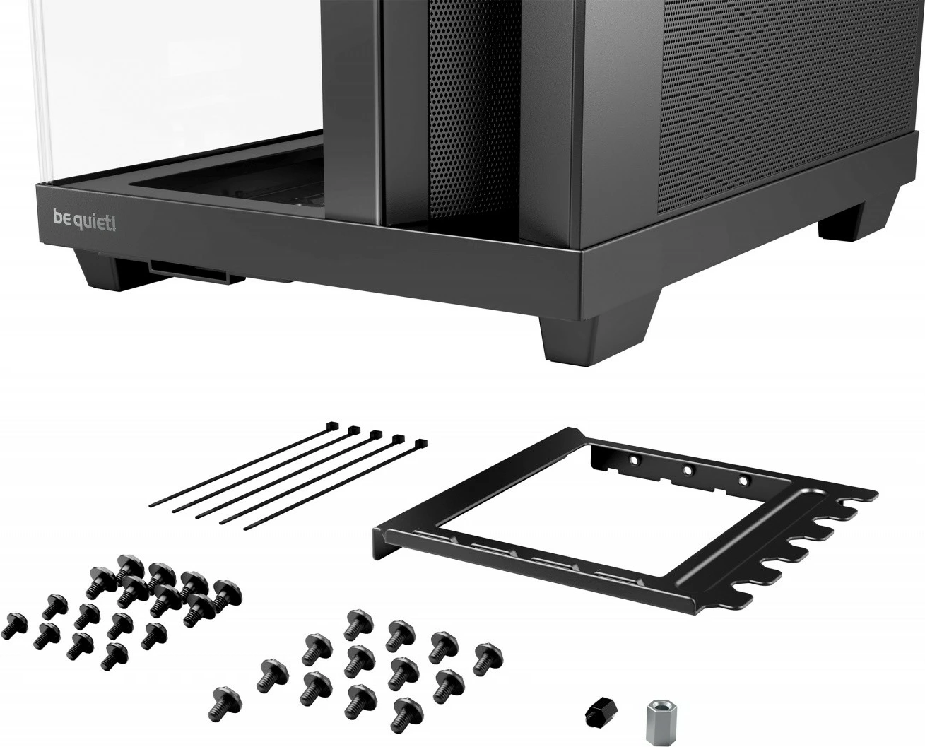 Kasë, be quiet!, Light Base 500 LX BGW85, Midi Tower ATX me 4x120mm ARGB, hub ARGB/PWM, USB-C, xhama anësor, e zezë