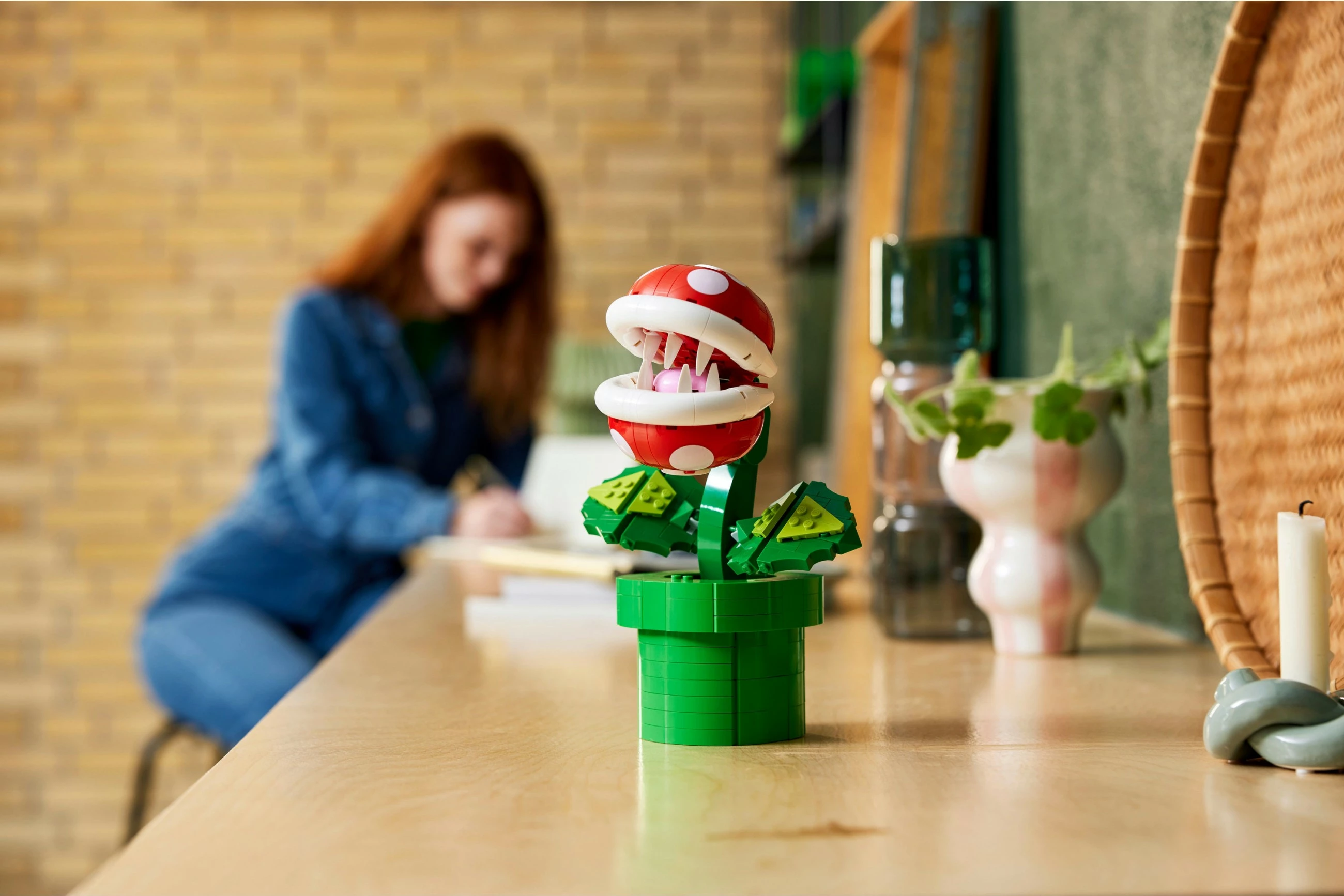 Set ndërtimi LEGO Super Mario Piranha Plant, 540 copë, shumëngjyrësh