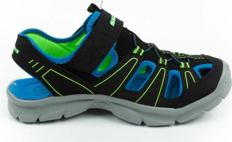 Sandale për fëmijë Skechers, të zeza