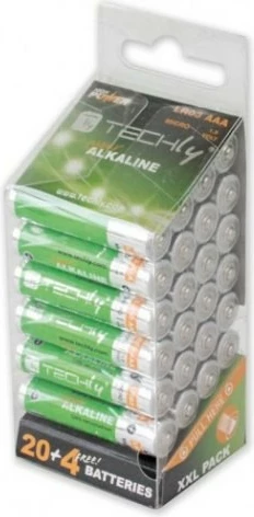 Bateri alkaline Techly LR03 AAA, 24 copë