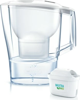 Filtruese uji Brita Aluna, 1 copë, Brita, Transparent, Bardhë