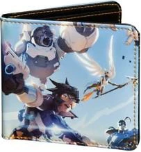 Portofol Jinx Overwatch Sky Battle, dizajn gaming, blu