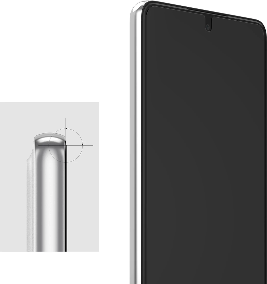 Mbrojtës ekrani tempered glass Ringke Invisible Defender ID Glass 2.5D 0.33mm për Samsung Galaxy A73 5G